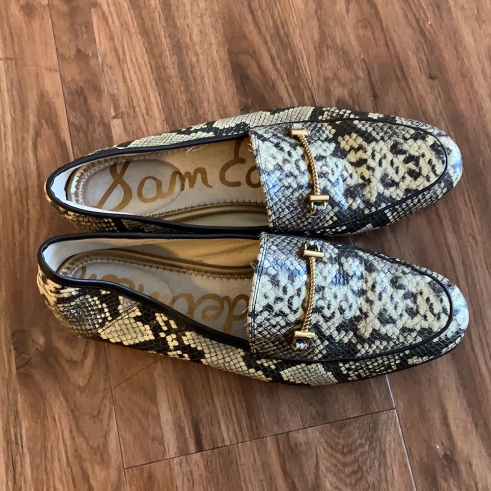 Sam Edelman Lior Snake skin Loafer 10M - Picture 6 of 10